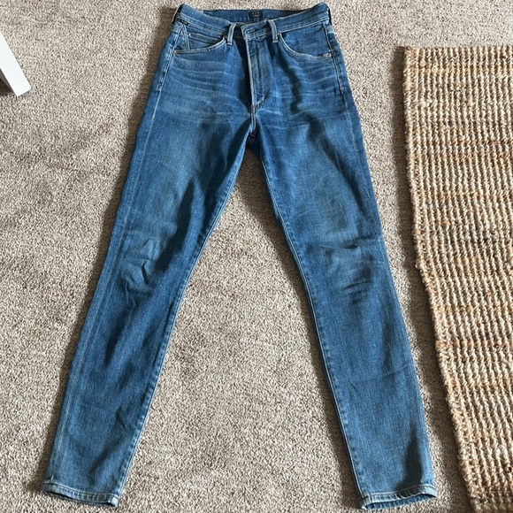 Citizens of Humanity Chrissy Uber High Rise Skinny Jeans Sz 28 - Picture 6 of 10